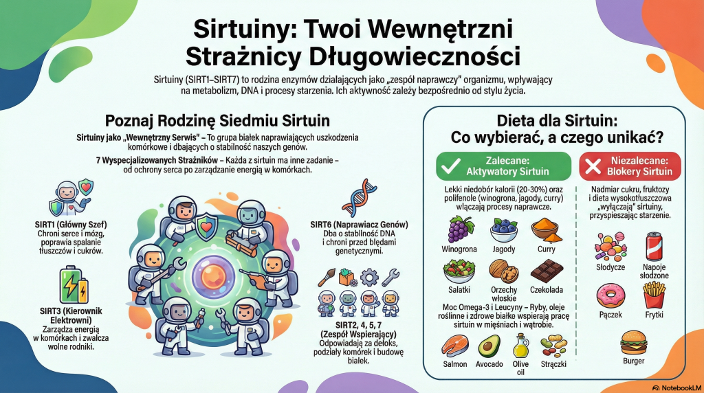 sirtuiny a długowieczność